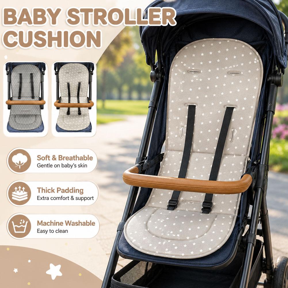 Infant Car Seat Cover - Stroller Cushion & Seat Belt Cover