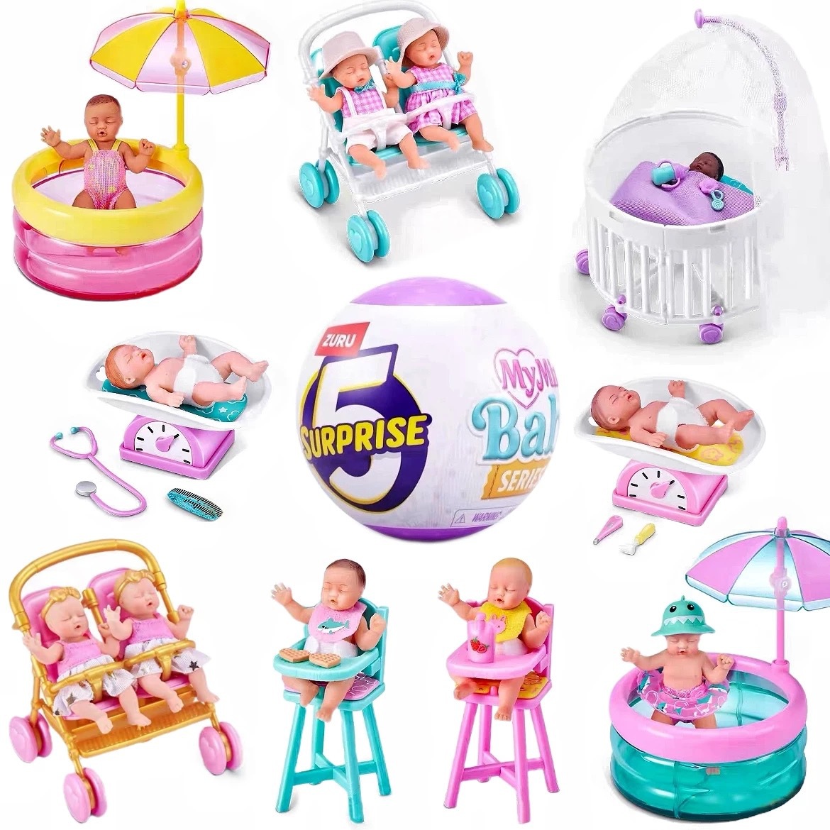 ZURU 5 Surprise My Mini Baby S - Baby Products Toys ulasan dan harga